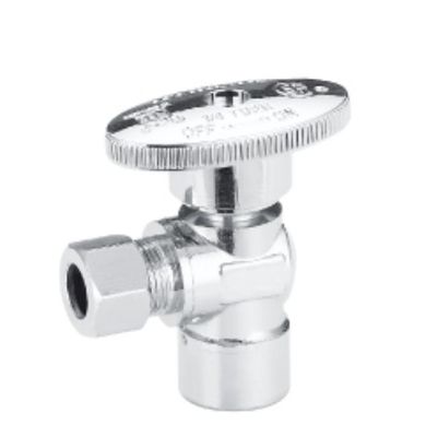 Service OEM 90 degrés 2 voies de soupape d'angle d'eau chaude et froide toilettes fil 3/8 " 1/2 soupape d'angle de laiton