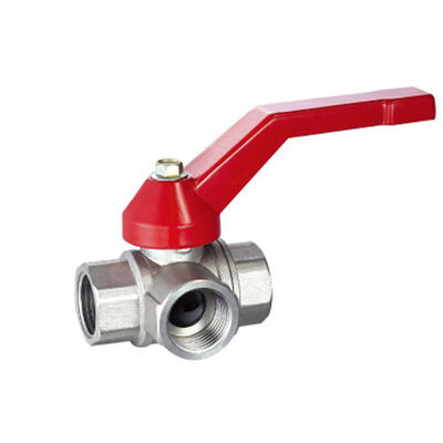 MB usine trois soupapes à bille connecteur métallique féminin NPT BSP fil de cuivre soupape à bille de cuivre soupape d'eau