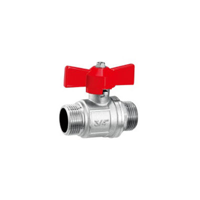 LT-1045FM soupape à bille filetée en laiton soupape à bille en laiton forgé avec siège Ptfe vierge et tige anti-explosion