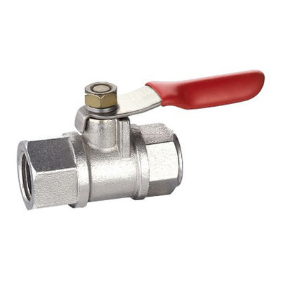 Valve à bille en laiton féminin Mini Valve à bille en laiton SS à filetage mâle