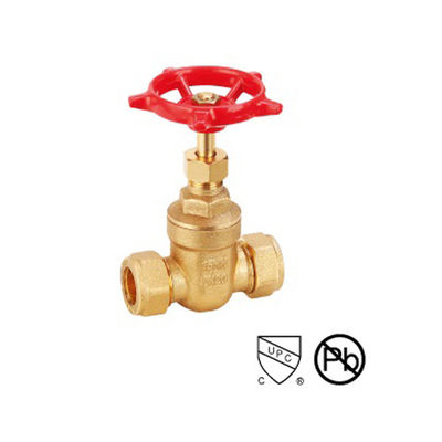 Valve de sortie d'eau filetée Connectez la puissance manuelle Roue à main rouge