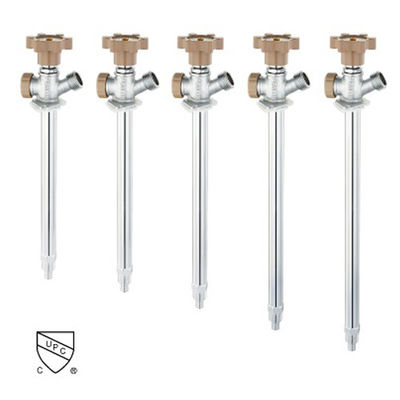 Retour trimestriel PEX Fin de gel résistant à la gelée Sillcock Valves Multiturn Non Rising Stem