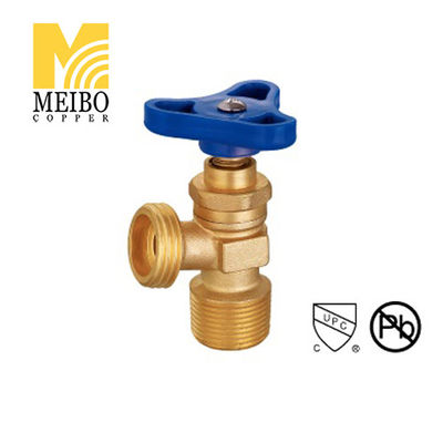 Un demi-pouce de chaudière de drainage en laiton simple mâle et femelle fileté quart tour