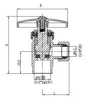 Soldeur de cuivre en laiton 1/ 2 pouces angle de soupape de robinet d'angle de fermeture de chrome Plating sans plomb
