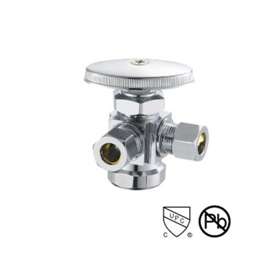 Ventilateur d'angle en cuivre à demi-pouce en laiton