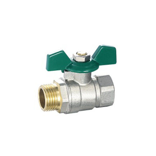 Général NPT BSP Ventilateur à bille à filetage féminin en laiton Forgé en cuivre Ventilateur à bille en laiton anti-explosion