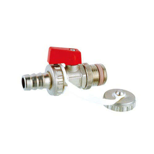 Valve à bille à fil SS mâle et femelle Valve à bille en laiton avec corps en deux pièces forgé