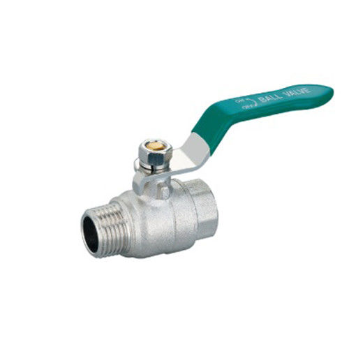 Ventilateur à bille à filetage de 1/2 pouce mâle SS Ventilateur à bille forgé à l'eau au gaz au chrome 1/2 " (600WOG, 150WSP)