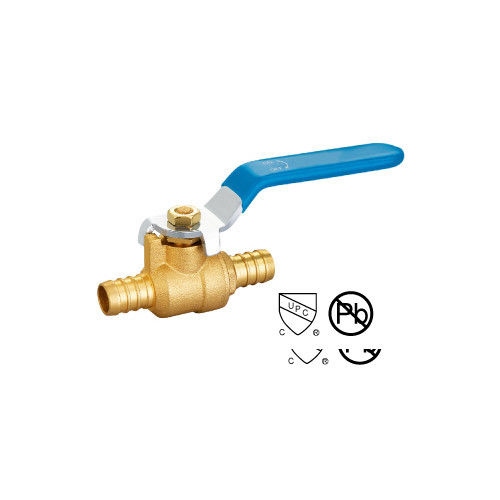 Valve à bille Pex X 3/8"-1" de haute qualité en cuivre 600WOG