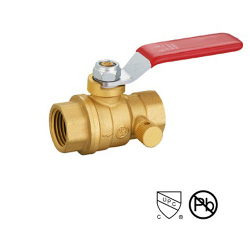Ventilateur de 600 Wog en alliage de chrome ou de zinc fileté avec poignée de drainage en acier 1/2 " 3/4 " 1 ′′