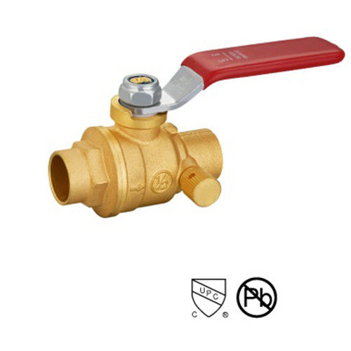 600WOG 150WSP Full Port 1/ 2 soupape à bille de soudure avec chrome ou alliage de zinc 1/2 ′′