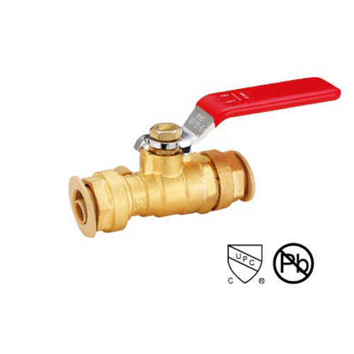 Coffrage à l'aide d'une vanne de fermeture en laiton / tuyau fileté avec ANSI B1.20.1 La norme ASME B1.20.7