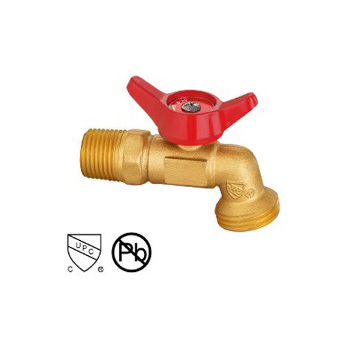 Ventilateur à bille en laiton Bibb Ventilateur à bille à bille à fil masculin et féminin avec écrous de verrouillage
