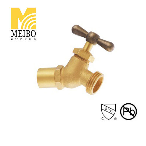 T-Handle plein port 150 PSI soupape de vidange de chaudière 1/2 Fin de soudure