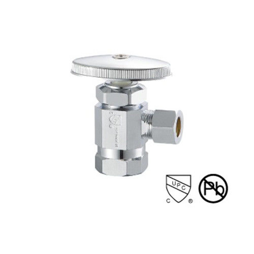 Ventilateur d'angle en laiton chromé 1/ 2 pouces 150 PSI 100g 200°F Température